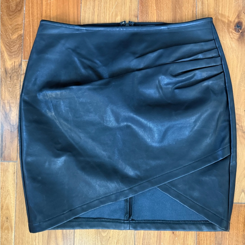 Vici Faux Leather Mini Skirt